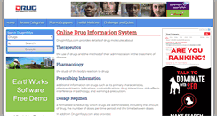 Desktop Screenshot of druginfosys.com